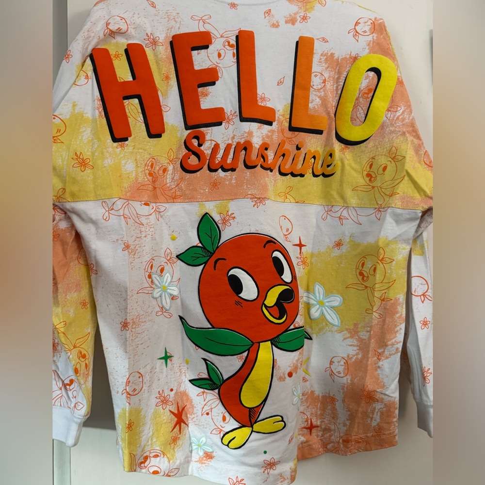 Disney Orange Bird Hello Sunshine Spirit Jersey - Size Small